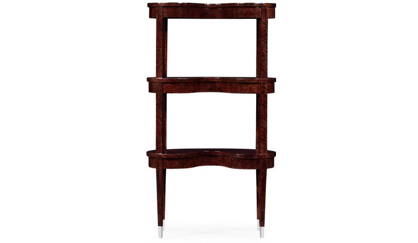 Bookcases Kidney-Shaped Three- tier Bookcase