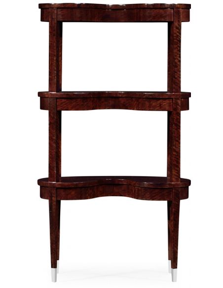Bookcases Kidney-Shaped Three- tier Bookcase
