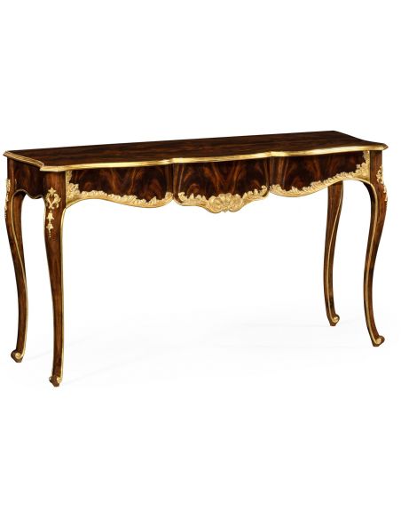 Hand-Carved Console Table