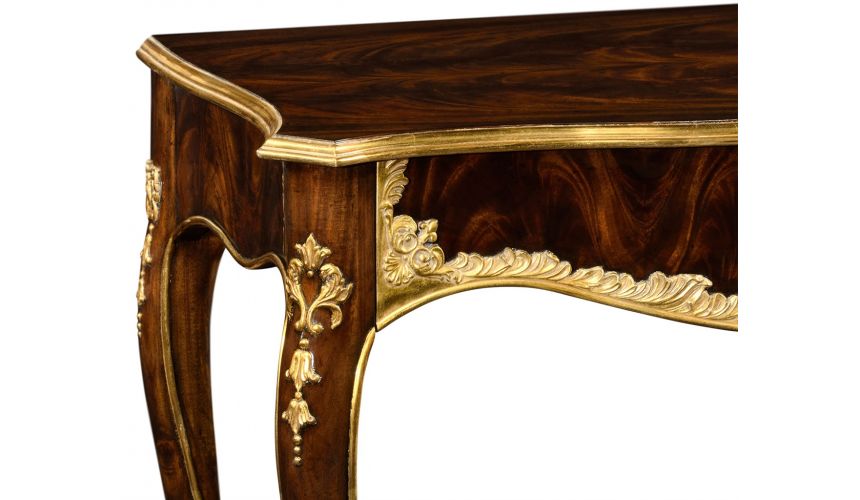 Hand-Carved Console Table