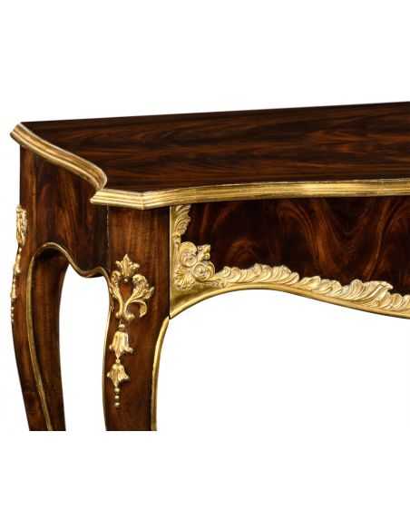 Hand-Carved Console Table