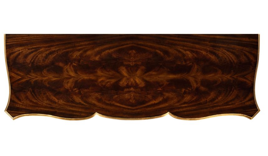 Hand-Carved Console Table