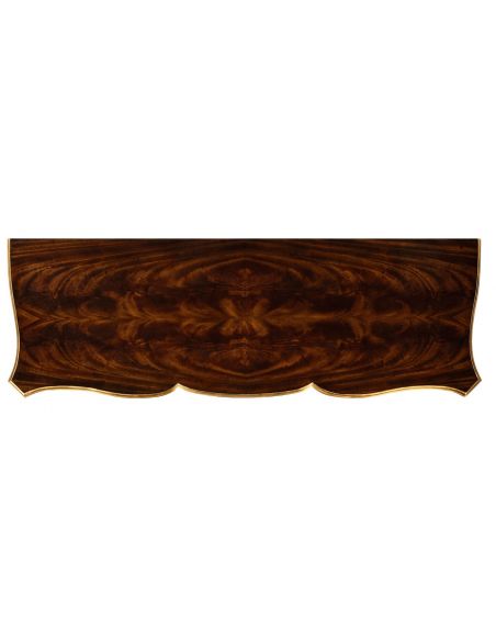 Hand-Carved Console Table