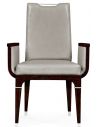Dining Chairs Quality Leather Upholstered Armchair