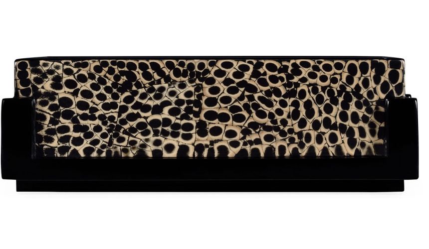 Decorative Accessories Rectangular Pen Box with Black Frame