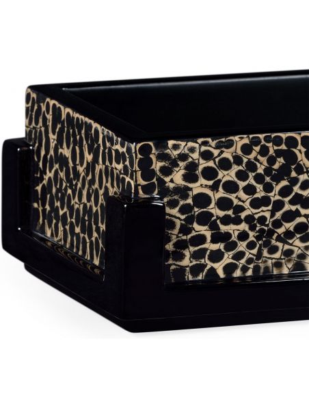 Decorative Accessories Rectangular Pen Box with Black Frame