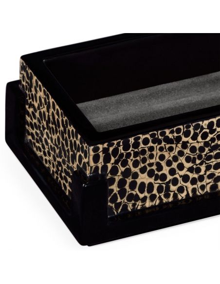 Decorative Accessories Rectangular Pen Box with Black Frame