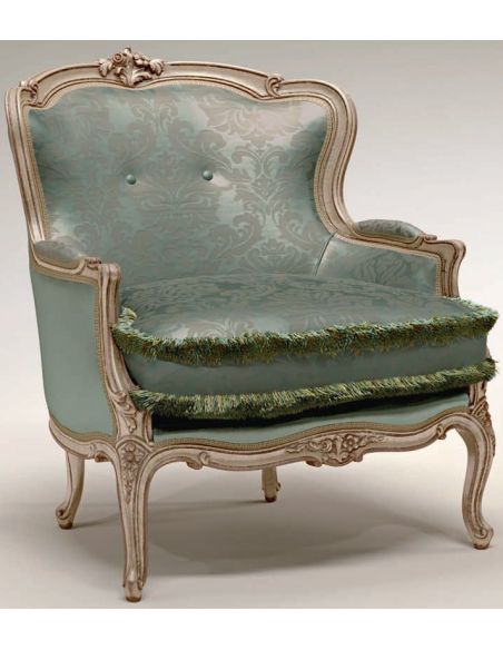 Cushion Upholstered Wingback Armchair