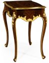 French Style Furniture End Table with Ornamental Detailing