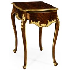 French Style Furniture End Table with Ornamental Detailing 2