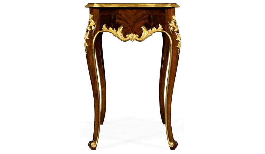 French Style Furniture End Table with Ornamental Detailing