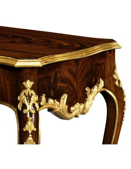 French Style Furniture End Table with Ornamental Detailing