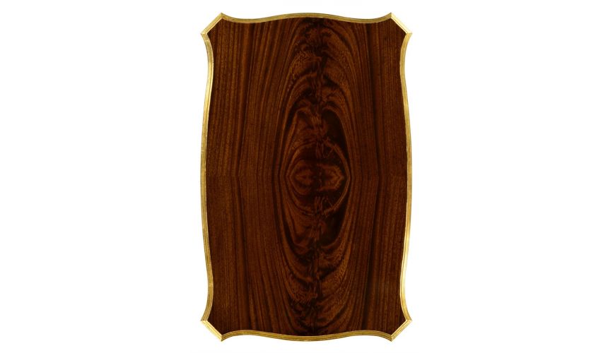 French Style Furniture End Table with Ornamental Detailing