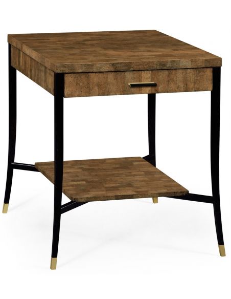 Square Inlay End Table