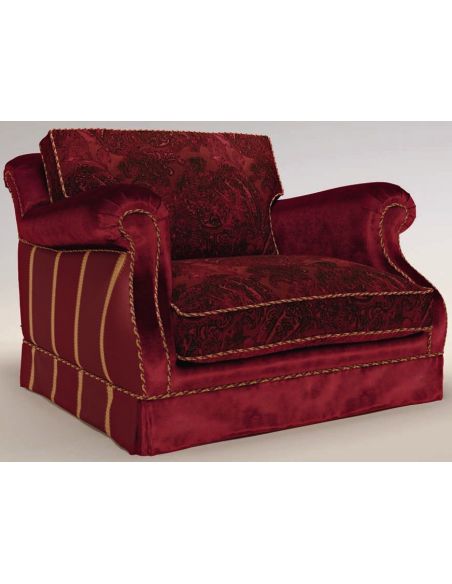 Fully Upholstered Sofa W/ Cushioned Back