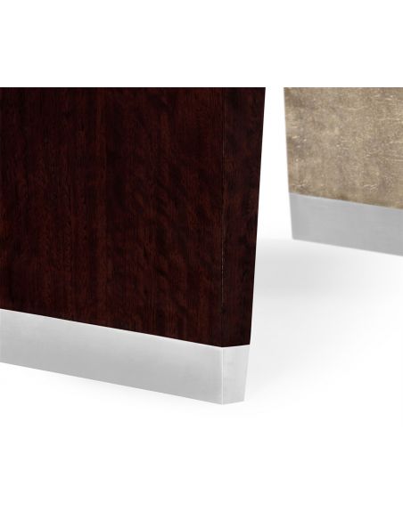 LUXURY BEDROOM FURNITURE Leather Upholstered Dressing Stool