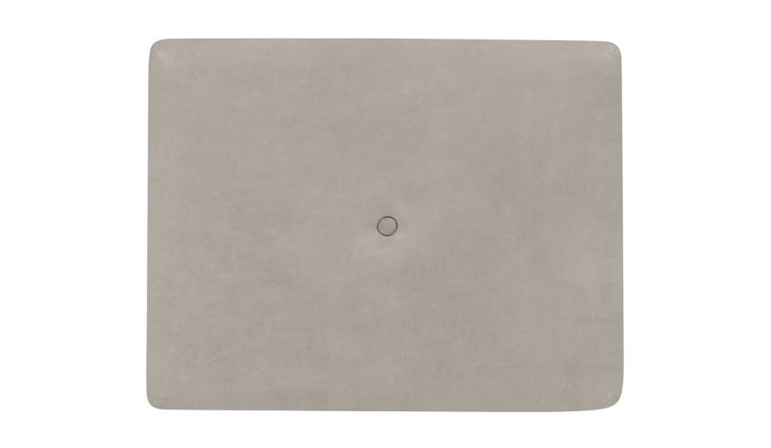 LUXURY BEDROOM FURNITURE Leather Upholstered Dressing Stool