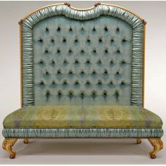 Luxury Leather & Upholstered Furniture High Back Upholstered Bench