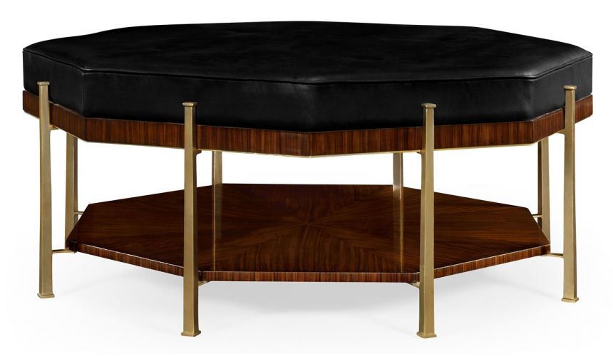 Coffee Tables Upholstered Octagonal Coffee Table