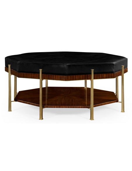 Upholstered Octagonal Coffee Table
