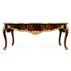 Coffee Tables Cocktail Table with Gilt Carved Detailing 2