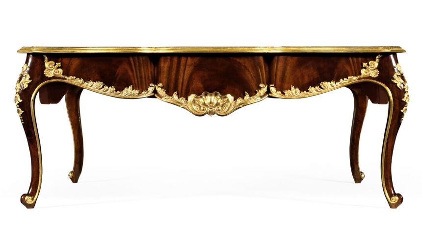Coffee Tables Cocktail Table with Gilt Carved Detailing