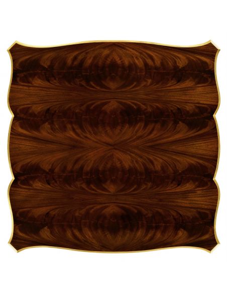 Coffee Tables Cocktail Table with Gilt Carved Detailing