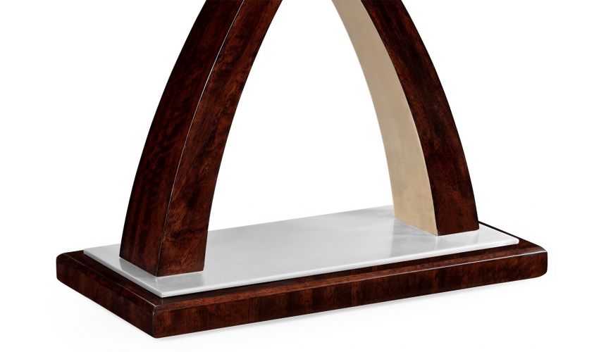 Modern Furniture Rectangular End Table with X-Styled Base