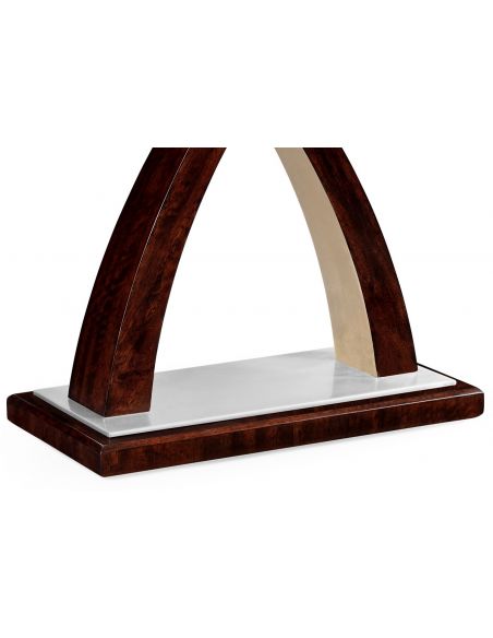 Modern Furniture Rectangular End Table with X-Styled Base