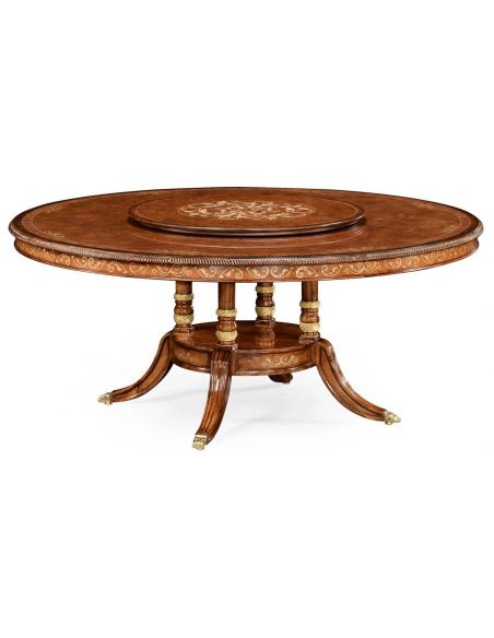 Regency Style Circular Dining Table-12