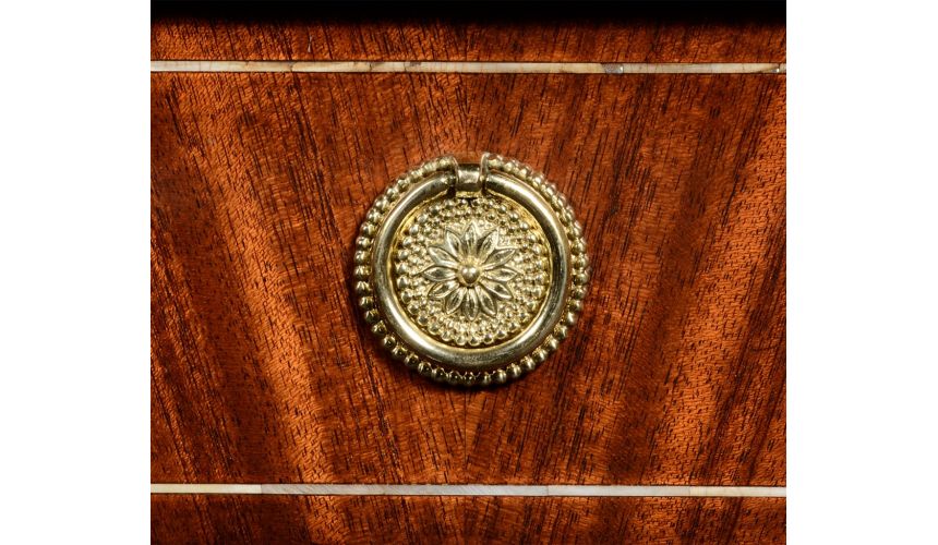 Game Card Tables & Game Chairs Game table in mahogany with mother of pearl inlay