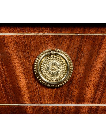 Game Card Tables & Game Chairs Game table in mahogany with mother of pearl inlay