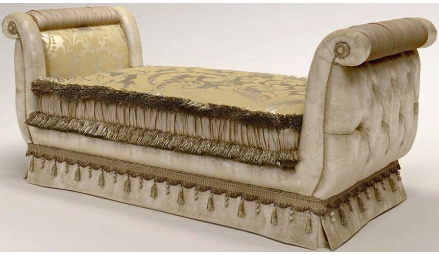 SETTEES, CHAISE, BENCHES Contemporary Upholstered Bench