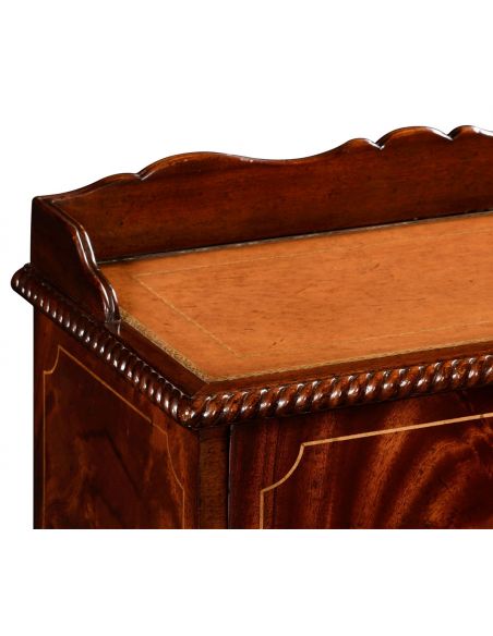 LUXURY BEDROOM FURNITURE Wooden Bed Steps in Regency Style