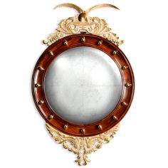 Decorative Accessories Regency Style Eagle Convex Mirror
