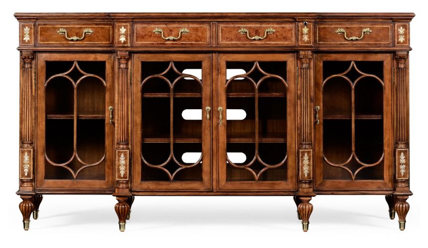 Breakfronts & China Cabinets Breakfront Entertainment Cabinet. 24