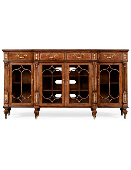 Breakfronts & China Cabinets Breakfront Entertainment Cabinet. 24