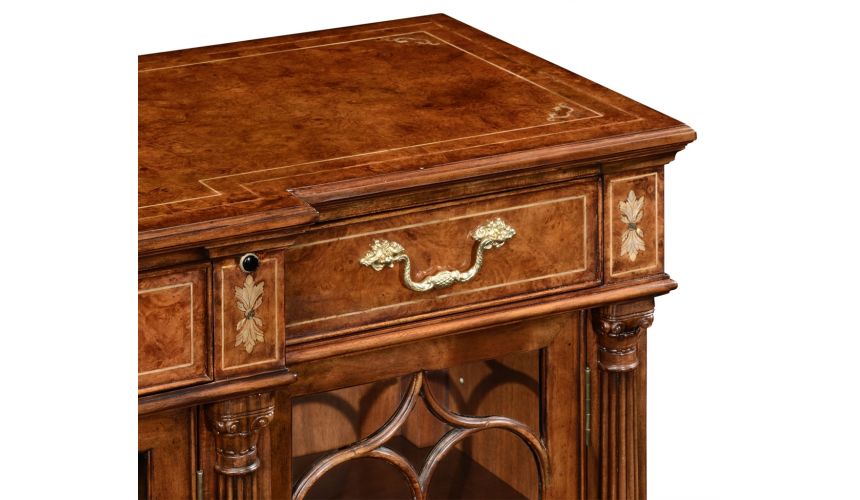 Breakfronts & China Cabinets Breakfront Entertainment Cabinet. 24