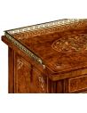 Square & Rectangular Side Tables Regency Style Laurel Burr Veneered bedside Cabinets-31
