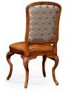 Dining Chairs Walnut Louis XV Style Side Chair With Curved Back-71