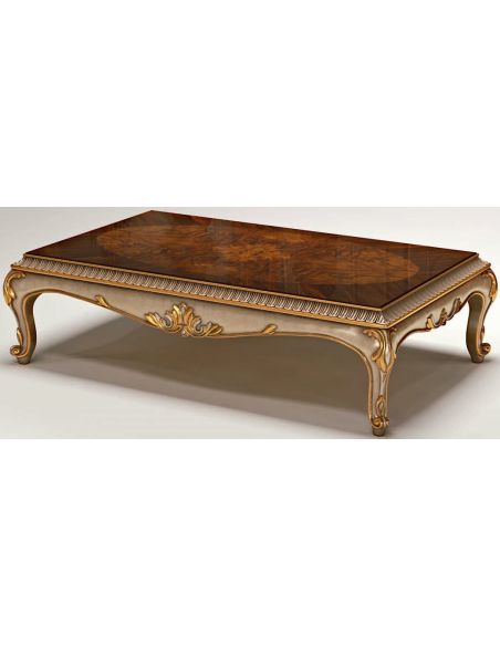 Classy Wooden Table with Motif Carvings