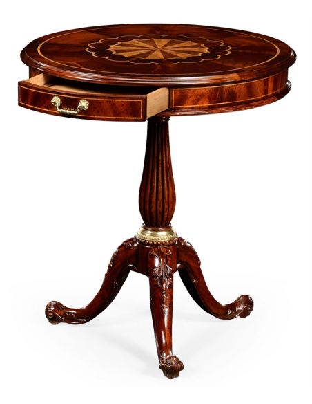 Round & Oval Side Tables Late Georgian Style Side Table-97
