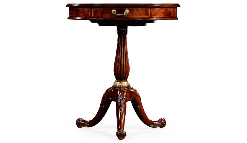 Round & Oval Side Tables Late Georgian Style Side Table-97