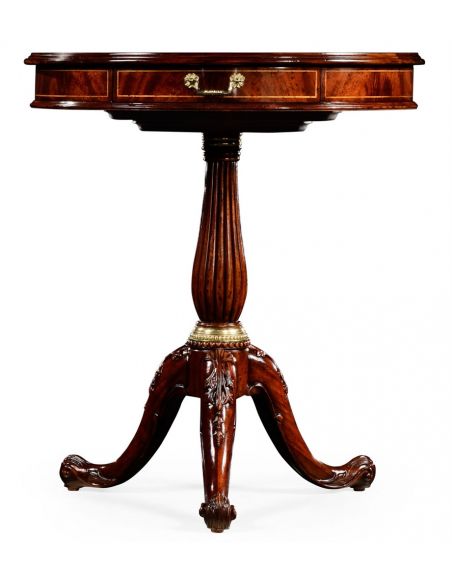 Round & Oval Side Tables Late Georgian Style Side Table-97