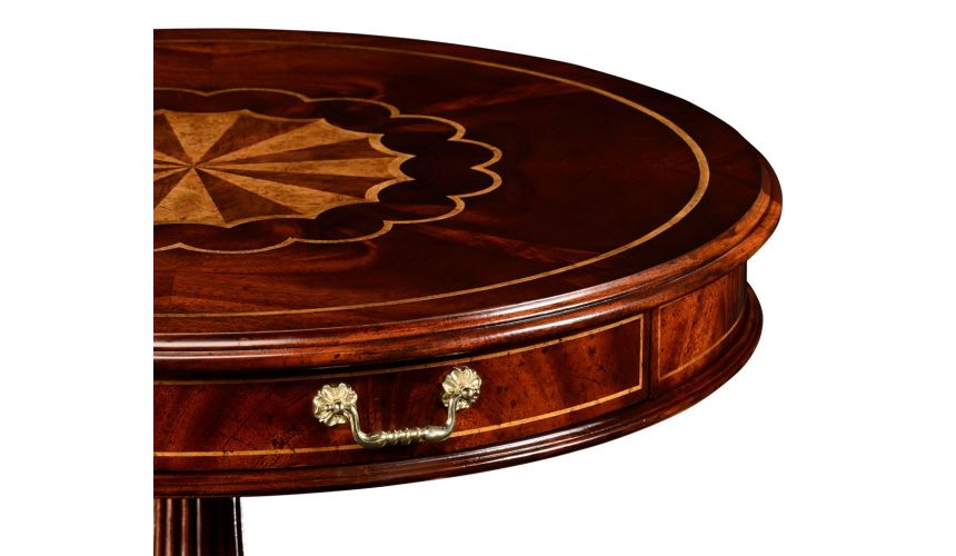 Round & Oval Side Tables Late Georgian Style Side Table-97