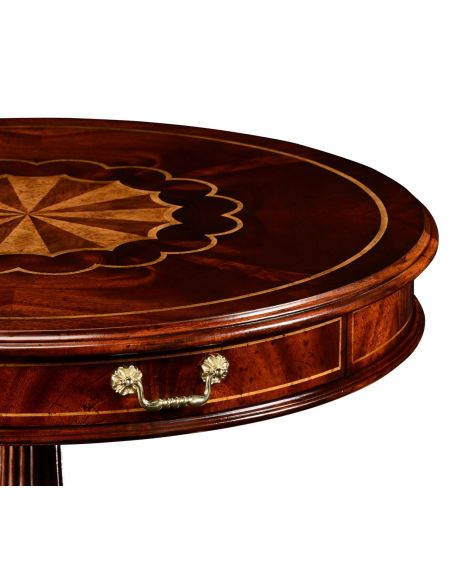 Round & Oval Side Tables Late Georgian Style Side Table-97