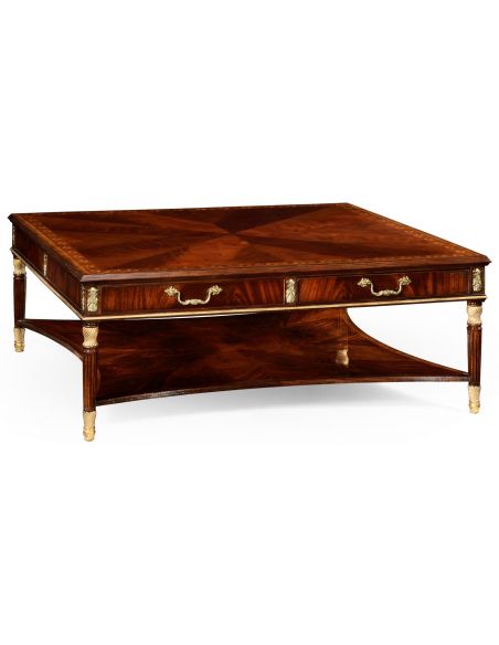 Square coffee table in William IV style