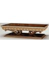 Furniture Masterpieces Rectangular Coffee Table With Carved Gold Detailing