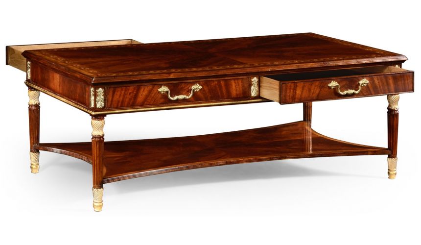 Rectangular and Square Coffee Tables Rectangular coffee table in William IV style