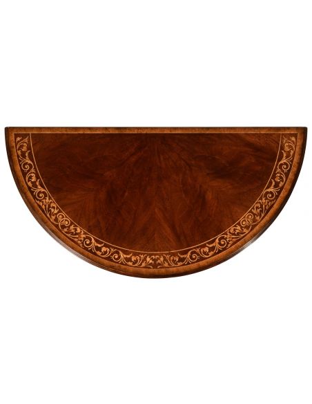 Napoleon III mahogany gilded console